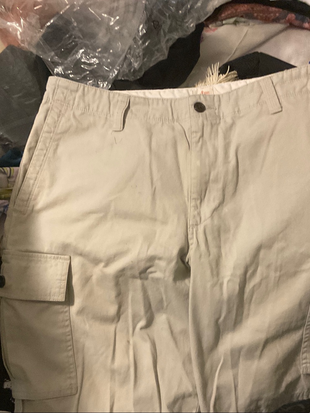 Men's Casual dockers  Cargo Pants in Light Beige